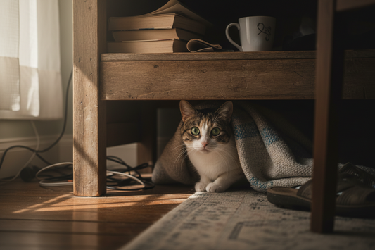 猫が狭い場所を求めるのは本能