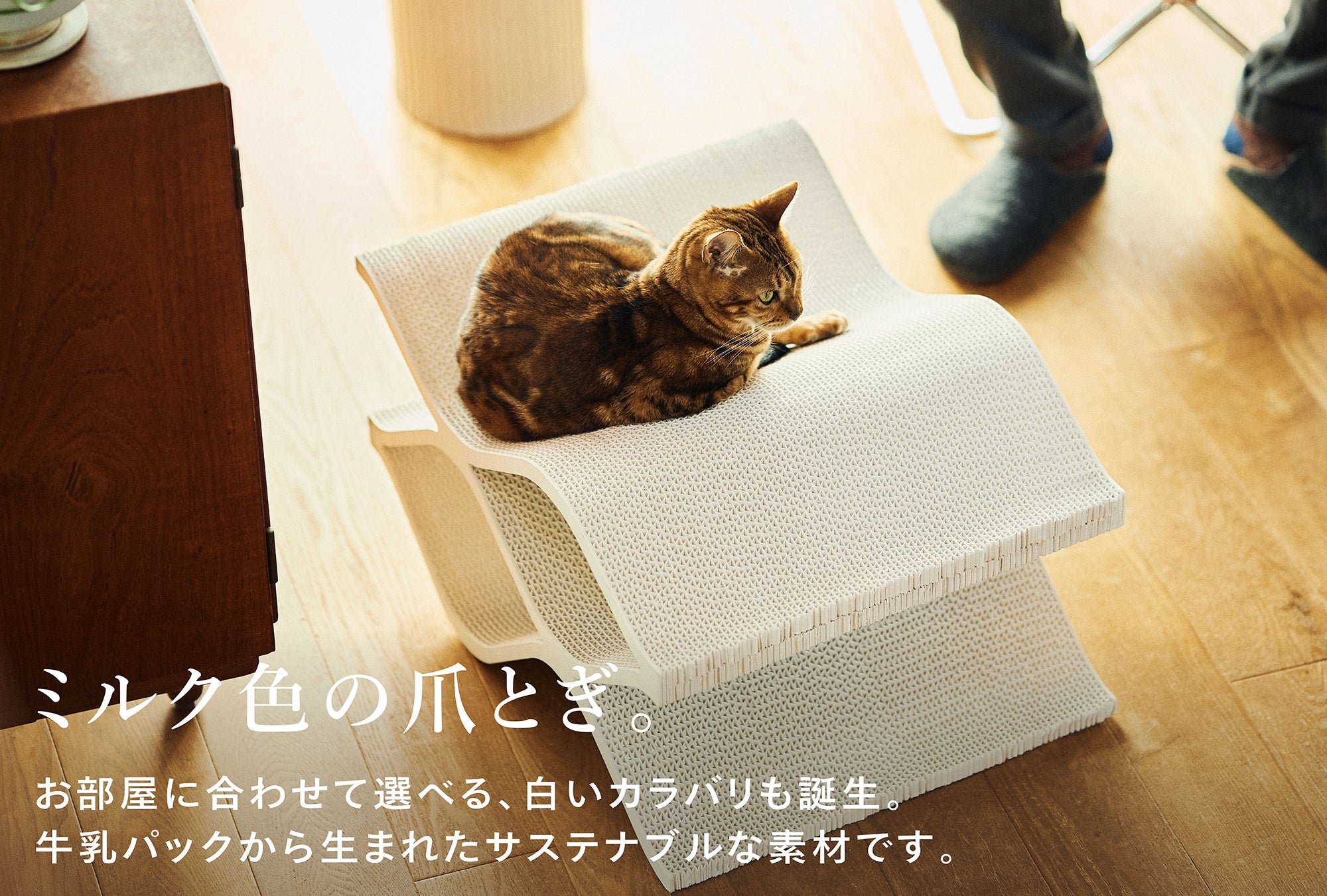 Cat Cellar mini｜コンパクトなおしゃれ段ボール爪とぎ – furnya
